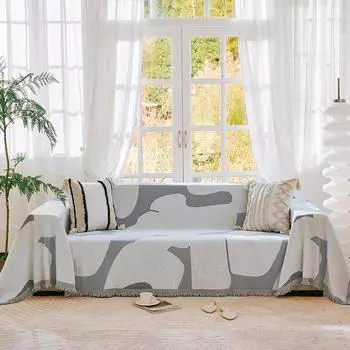 Современный простой чехол для дивана, полотенце, чехол для дивана, четыре сезона, универсальная подушка для дивана, универсальное одеяло для дивана с защитой от кошачьих лап 90*180cm