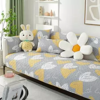 Современный простой чехол для диванной подушки, ткань для всех сезонов, универсальный чехол для дивана из чистого хлопка, нескользящая подушка 50*70cm