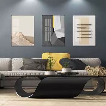 Современный Простой Черно-Белый Абстрактное Настенное Искусство Минимализм Фотография Плакат Индустриальный Стиль Отель Клуб Холст Картина 21cm30cm NoFrame