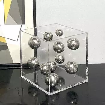 Современный простой европейский стиль легкий роскошный акриловый чехол планета украшения модель дом офис продаж мягкие украшения