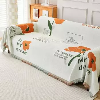 Современный простой Four Seasons универсальный диванный полотенце шенилловый чехол для дивана ткань все включено универсальная нескользящая подушка 180*130