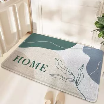 Современный простой коврик для входной двери, грязный вход, крыльцо, нескользящий коврик, шелковое кольцо, коврик для удаления пыли и песка 45*75cm