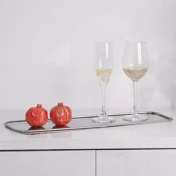 Современный простой креативный неровный поднос, модель для показа, отдел продаж, выставочный зал, минималистичный прямоугольный поднос для хранения, украшение