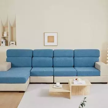 Современный простой однотонный чехол для дивана с кроликом, нескользящий универсальный чехол Four Seasons, универсальный, можно стирать в машине, удобный чехол для дивана, полотенце S