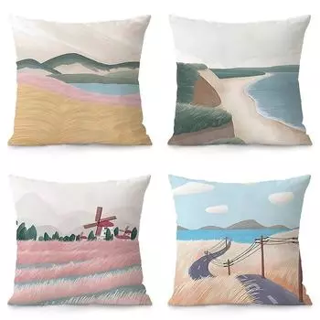 Современный простой стиль наволочка для украшения общежития офис гостиная диван дома наволочка 40x40cm