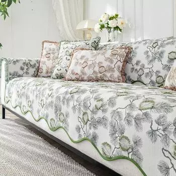 Современный простой стиль шенилл диванная подушка четыре сезона универсальный нескользящий чехол для гостиной украшение дивана домашний декор 60x60