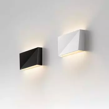Современный простой светодиодный настенный светильник мощностью 6 Вт/9 Вт/12 Вт, прикроватная лампа для спальни, гостиной, алюминиевый настенный светильник для домашнего декора, белые/черные светильники Warm White (2700-3500K)