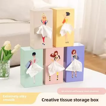 современный простой забавный картонный ящик для салфеток гостиная журнальный столик обеденный стол спальня насосная коробка личность милый дом креативный картон
