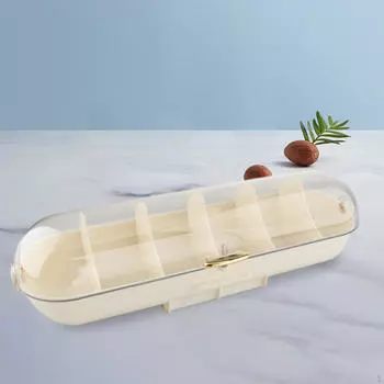 Современный ящик для хранения нижнего белья и носков с раздельными отсеками Cream White