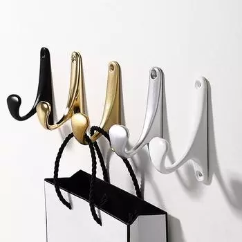 Современный скандинавский светлый роскошный алюминиевый сплав новый подвесной крючок для ванной комнаты, гардеробная дверь, настенный крючок для одежды и гардероба A10