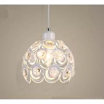 Современный стиль хрустальный потолочный светильник подвесной подвесной светильник для ресторана(Не включая лампочку) белый