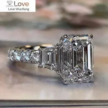 Современный стиль, модные обручальные кольца для женщин, блестящие кристаллы, модные свадебные аксессуары, роскошные женские ювелирные изделия, подарок 7