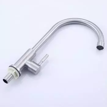 Современный стиль нержавеющая сталь кухонный кран для мойки 360 градусов Torneira Cozinha холодные краны с 1 шлангом