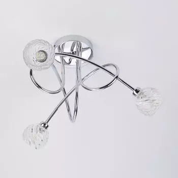 Современный светильник-паук для украшения дома, простое освещение, потолочный светильник для спальни, столовой и гостиной, прямая доставка No Bulb чёрный