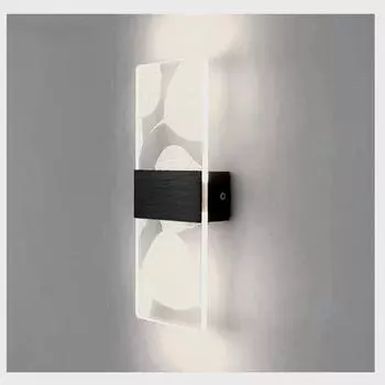 Современный светодиодный акриловый настенный светильник для спальни, прикроватный настенный светильник, ресторан, лестница, коридор, настенный светильник, настенный светильник для гостиной, 2 шт.