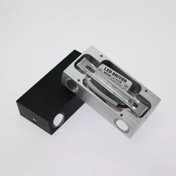 Современный светодиодный настенный светильник 2 Вт/4 Вт/6 Вт для спальни, гостиной, прикроватная лампа, алюминиевое домашнее освещение, декоративное бра, настенный светильник для прохода Warm White (2700-3500K)