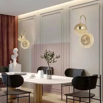 Современный светодиодный настенный светильник для спальни, прикроватная лампа, настенное украшение для гостиной, бра, настенные светильники