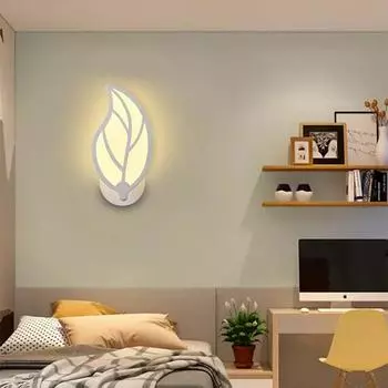 Современный светодиодный настенный светильник для внутреннего использования в отеле, столовой, доме, спальне, гостиной, освещение прохода, роскошный декор, настенный светильник-бра Cool White(5500-7000K)