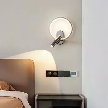 Современный светодиодный настенный светильник, прикроватное бра для гостиной, спальни, прохода, лестницы, балкона, коридора, чтения, кабинета, домашнего декора, светильник Cold White(No RC)
