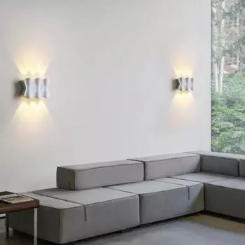 Современный светодиодный настенный светильник, простой алюминиевый, IP65, водонепроницаемый, уличный светильник, сад, крыльцо, коридор, внутреннее и наружное декоративное освещение