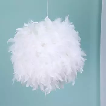 Современный светодиодный подвесной светильник Feather E27, патрон для лампы, подвесные светильники Fairy, люстра для спальни, столовой, чердачного потолка, скандинавского стиля