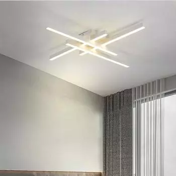 Современный светодиодный потолочный светильник 30/40/50 см, высоковольтная резистивная лампа для спальни, гостиной, ресторана, виллы, светодиодная лампа для помещений, блеск Cool White