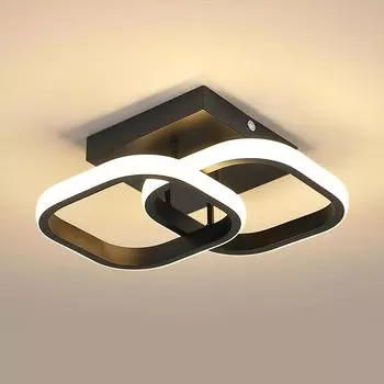 Современный светодиодный потолочный светильник, акриловый потолочный светильник 22 Вт, потолочный светильник для столовой, кухни, студии, теплый 3000K