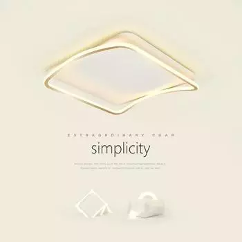 Современный светодиодный потолочный светильник для гостиной, столовой, спальни, детской комнаты, кабинета, домашнего декора, внутреннего освещения, люстра Cold White(no RC)