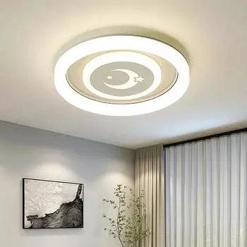 Современный светодиодный потолочный светильник для спальни, гостиной, столовой, отеля, ресторана, декор интерьера, осветительный прибор, круглая люстра, люстра Tricolor(no RC)