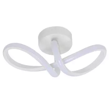 Современный светодиодный потолочный светильник, изогнутый потолочный светильник, бытовой светильник, подходит для гостиной, кухни, балкона, спальни, столовой