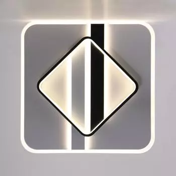 Современный светодиодный потолочный светильник, люстра для скрытого монтажа, 3-цветное яркое внутреннее освещение, энергосберегающее