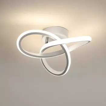 Современный светодиодный потолочный светильник, потолочный светильник мощностью 22 Вт, светодиодный потолочный светильник с цветами для спальни, кухни, гостиной, коридора, столовой, балкона