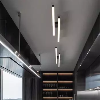 Современный светодиодный потолочный светильник с дистанционным управлением для спальни, гостиной, коридора, кухни, балкона, бара, светодиодные светильники для дома, люстра Warm White