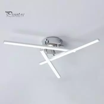 Современный светодиодный потолочный светильник с гальванической поверхностью, энергосберегающий, простая установка, светодиодный светильник с регулируемой яркостью для скрытого монтажа, декоративный светильник White Light.