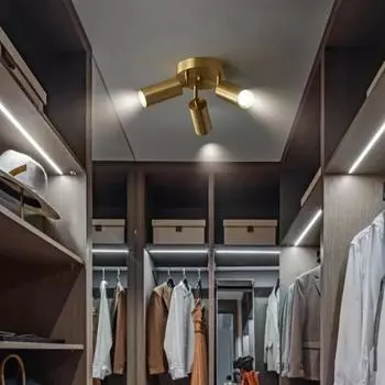 Современный светодиодный потолочный светильник с точечными светильниками для гостиной, спальни, коридора, освещения внутренних люстр, декоративных светильников Fixture09 Warm White