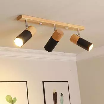 Современный светодиодный потолочный светильник, вращающийся на 1/3 головы, для гостиной, кабинета, спальни, столовой, внутреннего освещения NO Bulb