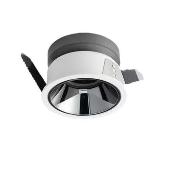 Современный светодиодный потолочный точечный светильник Downlight для внутреннего освещения, встраиваемый круглый точечный светильник для коммерческой гостиной, столовой, спальни, COB