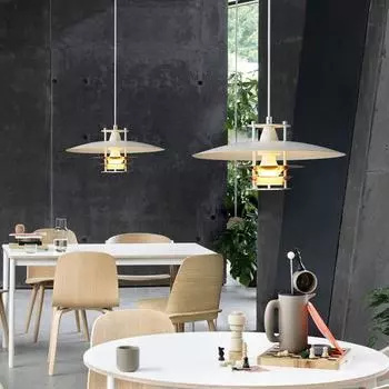 Современный светодиодный железный подвесной светильник, подвесная люстра для обеденного стола, скандинавская лампа E27 для гостиной, внутреннее освещение, декор дома warm light