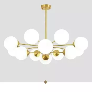 Современный творческий золотой подвесной потолочный светильник для ресторана, кафе, отеля E27 без лампы