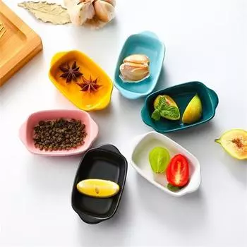 Современный уникальный однотонный нежный соус, салатница, соусница, принадлежности для кухни, миска для приправ, окунания