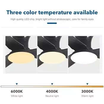 Современный вентилятор для спальни, низкий пол, двигатель постоянного тока 30 Вт, пульт дистанционного управления, скандинавский минималистский деревянный потолочный вентилятор, светодиодный светильник для дома 220 В 110 В 40 inches чистый белый