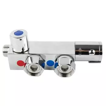 Современный вертикальный термостатический смеситель для душа, подходящий для стационарного каравана