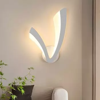 Современный внутренний светодиодный настенный светильник 3000K, теплый свет, акриловый настенный светильник 33 см для лестницы, балкона, коридора, спальни