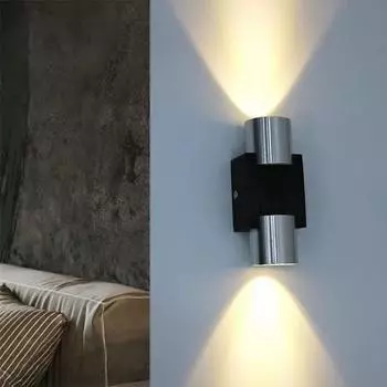 Современный внутренний светодиодный настенный светильник 3 Вт 6 Вт, алюминиевый, для домашнего освещения, для спальни, гостиной, украшения, для коридора, настенные светильники AC85-265V Cool White(5500-7000K)