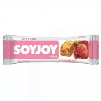 SOY JOY энергетический безглютеновый батончик с клубникой, 30 гр