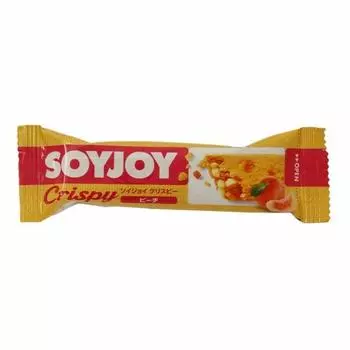 SOY JOY Cryspy энергетический безглютеновый батончик с персиком, 25 гр