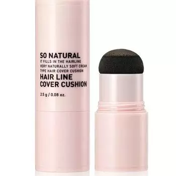 Soy Natural Hair Line Cover Cushion 2,5 г, Темно-коричневый, 1 корейский уход за волосами