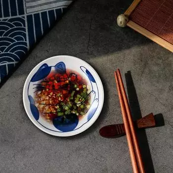 Soy Sauce Bowls Ceramic Cat Sauce Dishes Multifunctional Home Dining Table Dipping Dish Cute Appetizer Plates Seasoning Dish For