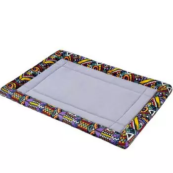 SOYAN Dog Cat Bed Sofa Pet Bed Pet Cushion Mat Soft Breathable Washable Fluffy Cute For Small Medium Large Dogs Square Shape Gray Anti-Slip серый