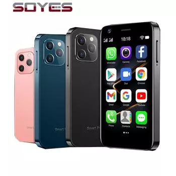 SOYES XS12 Мини-смартфон 4G Android 10 Dual Sim Octa Core 5-мегапиксельная камера WIFI Bluetooth FM точка доступа GPS 3,0-дюймовый маленький мобильный телефон